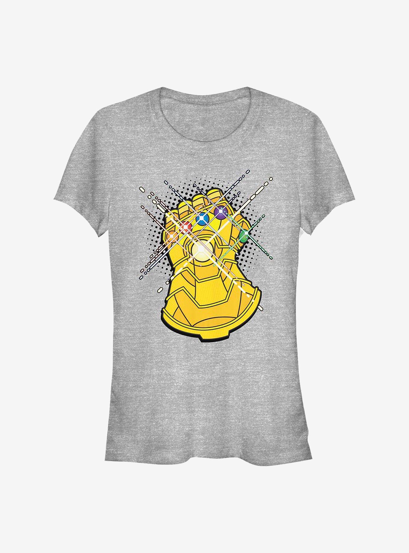 Marvel Avengers Gold Gauntlet Girls T-Shirt, ATH HTR, hi-res