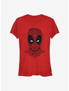 Marvel Deadpool Floral Deadpool Girls T-Shirt, , hi-res
