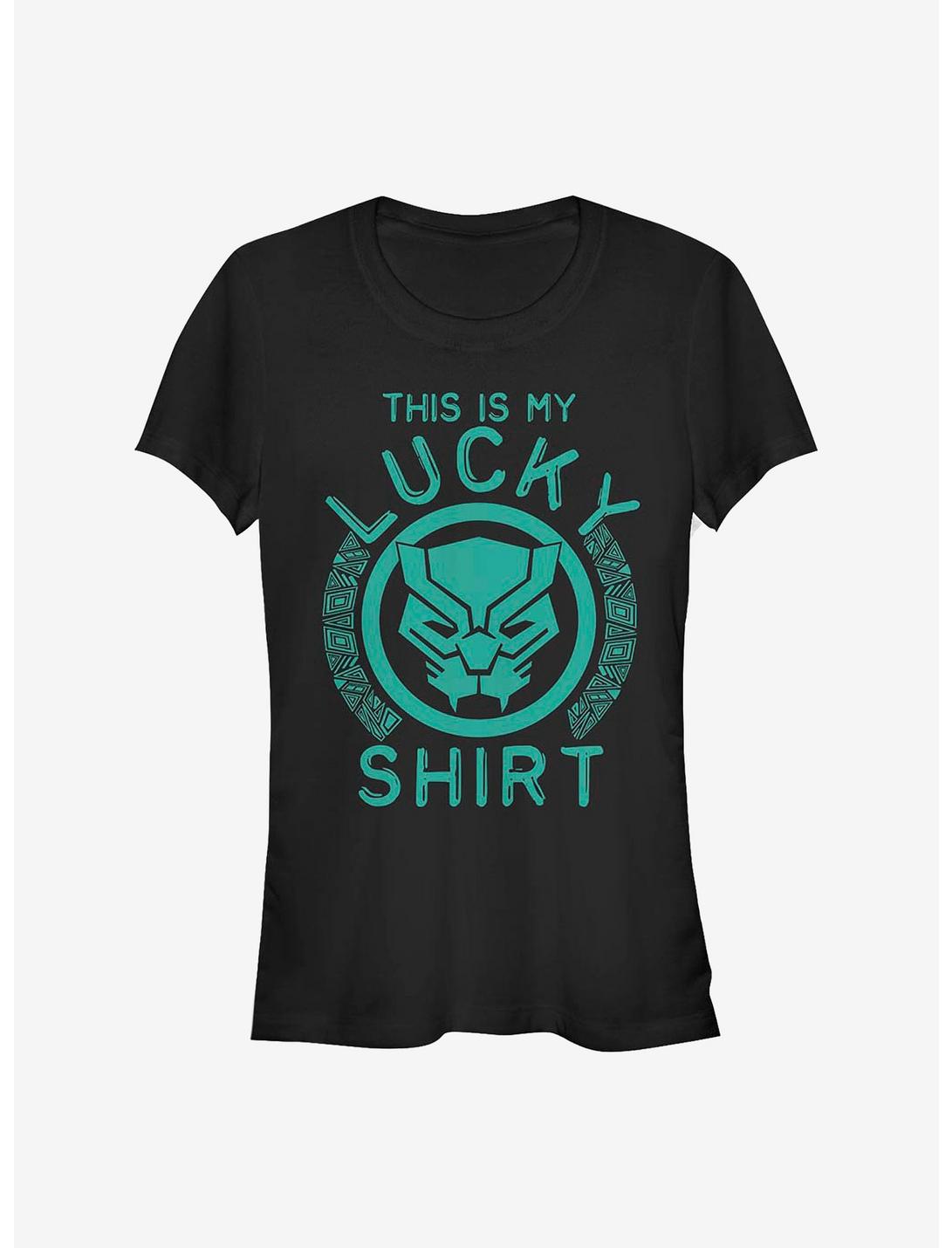 Marvel Black Panther Lucky Panther Girls T-Shirt, BLACK, hi-res