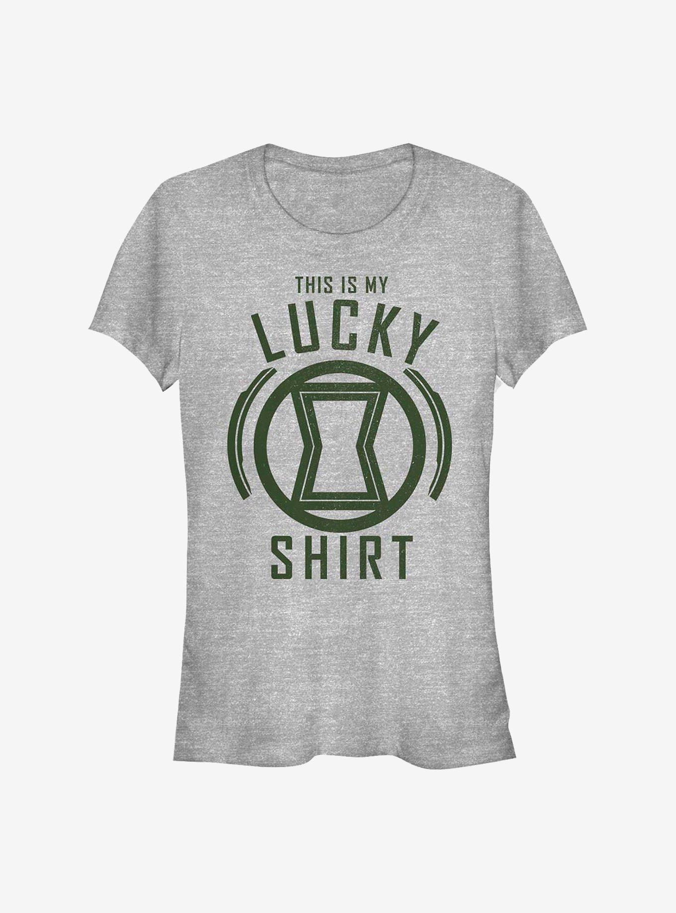 Marvel Black Widow Lucky Widow Girls T-Shirt, ATH HTR, hi-res