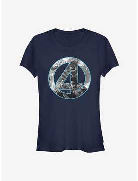 Marvel Fantastic Four Four Badge Girls T-Shirt, , hi-res