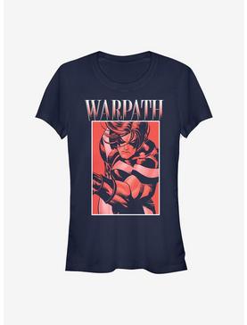 Marvel Deadpool Warpath Girls T-Shirt, NAVY, hi-res