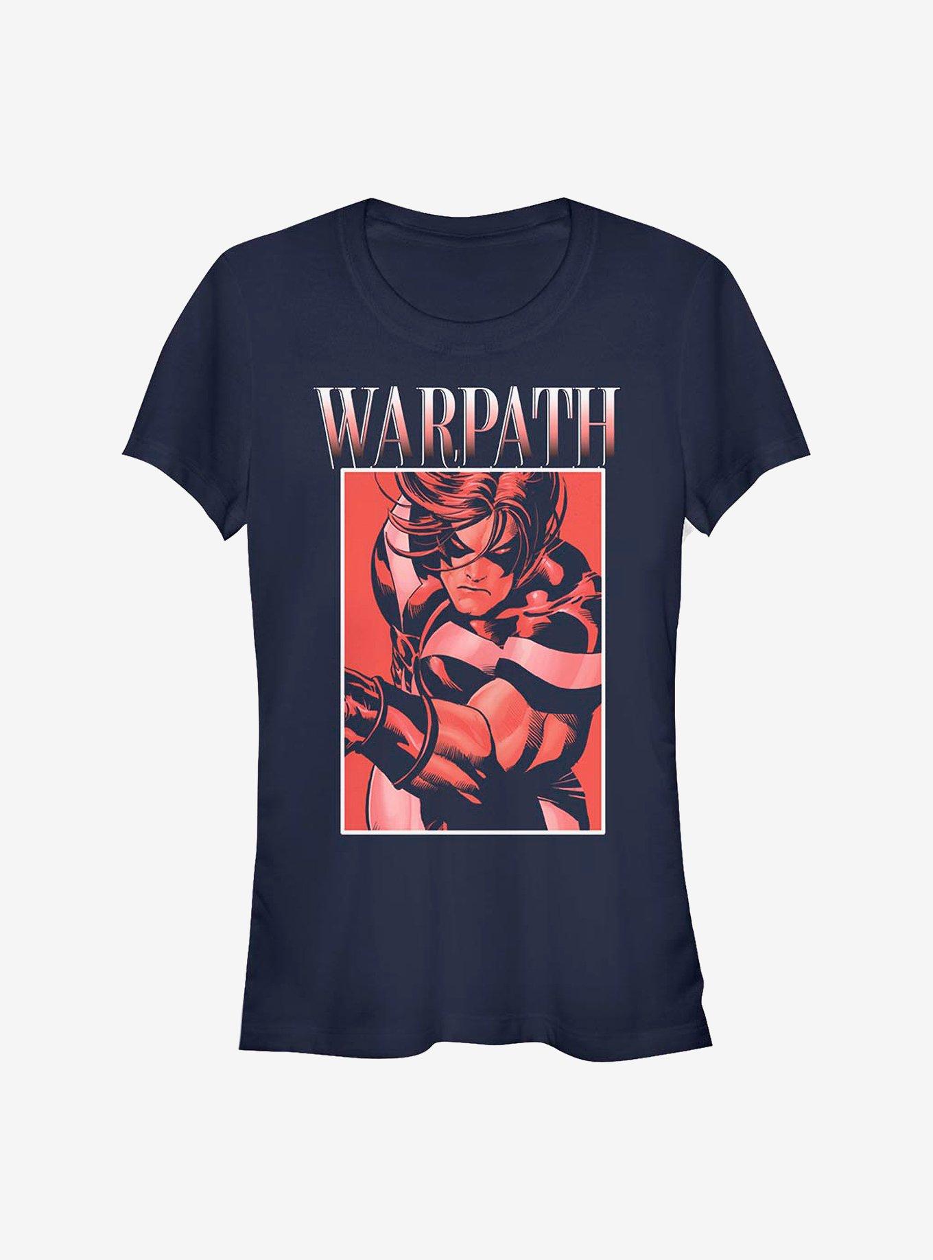 Marvel Deadpool Warpath Girls T-Shirt, NAVY, hi-res