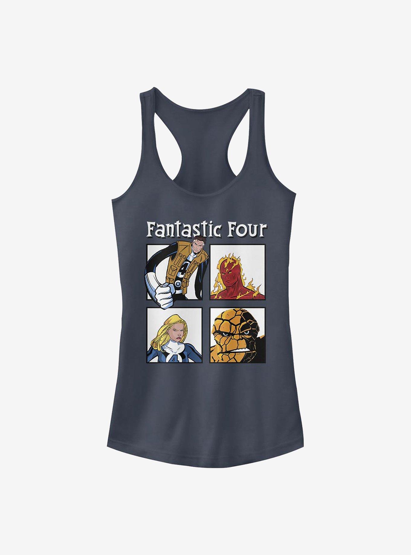 Marvel Fantastic Four Boxed Team Girls Tank, INDIGO, hi-res