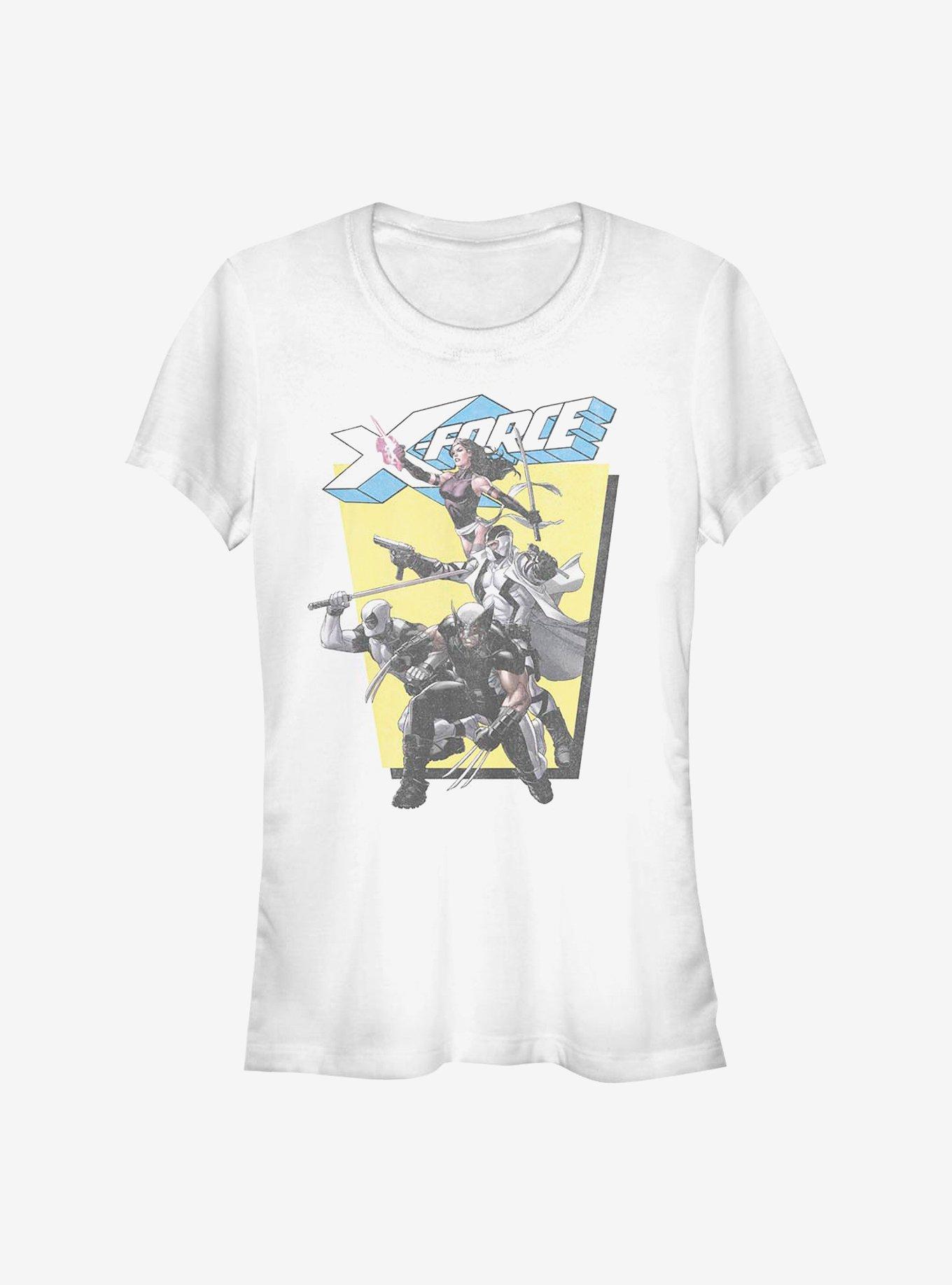 Marvel Deadpool X-Force Group Girls T-Shirt, WHITE, hi-res