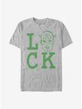 Marvel Captain America Captain Of Luck T-Shirt, ATH HTR, hi-res