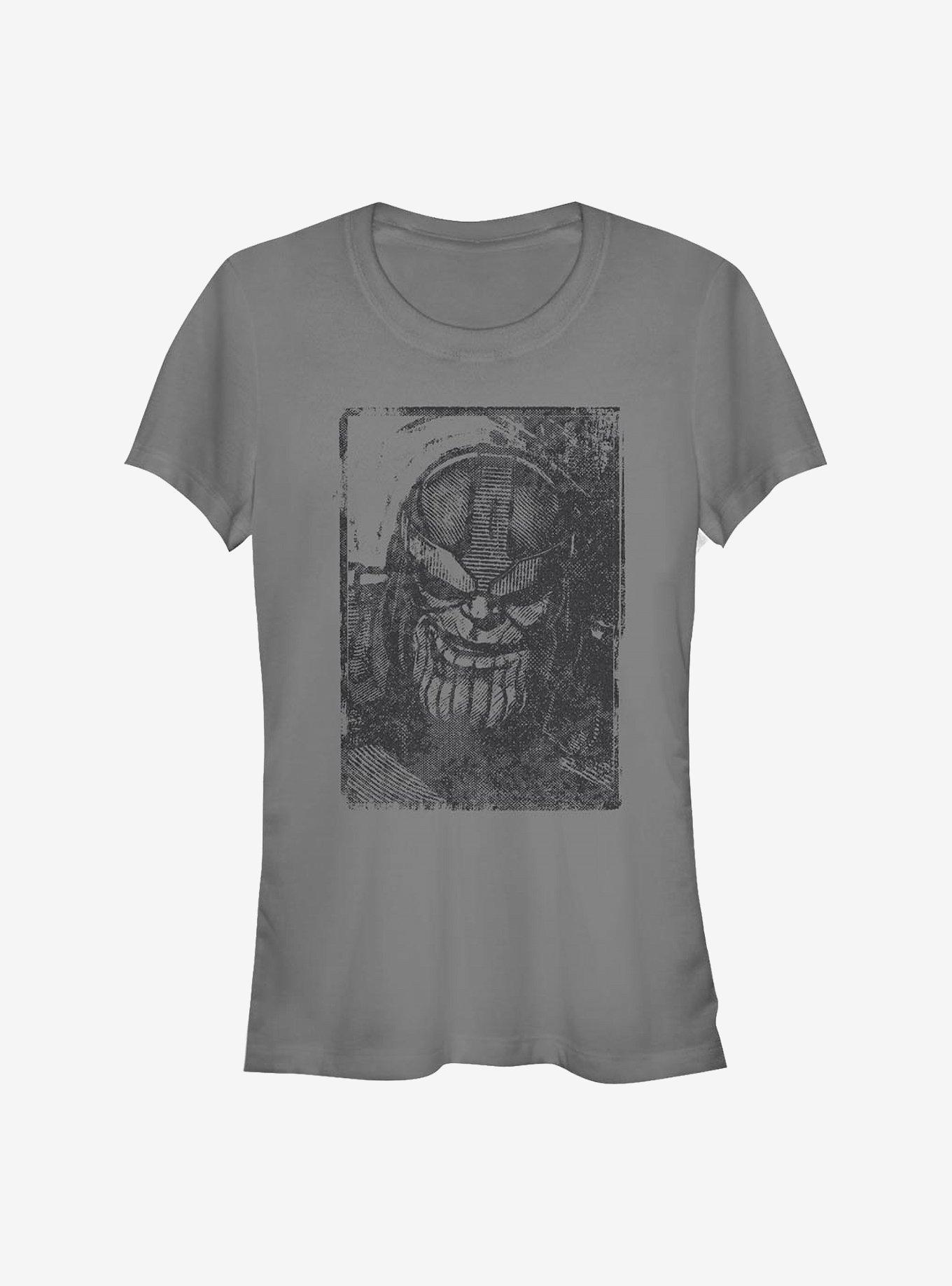 Marvel Avengers Titan Sketch Girls T-Shirt, CHARCOAL, hi-res