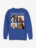 Marvel Fantastic Four Boxed Team Crew Sweatshirt, ROYAL, hi-res
