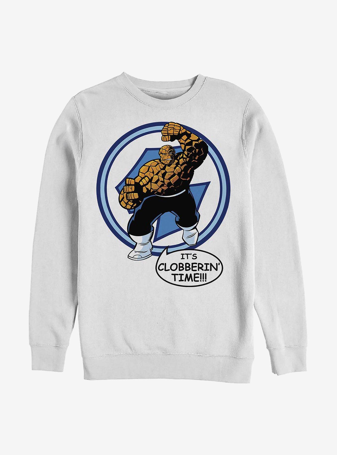 Marvel Fantastic Four Brute Strength Crew Sweatshirt, WHITE, hi-res