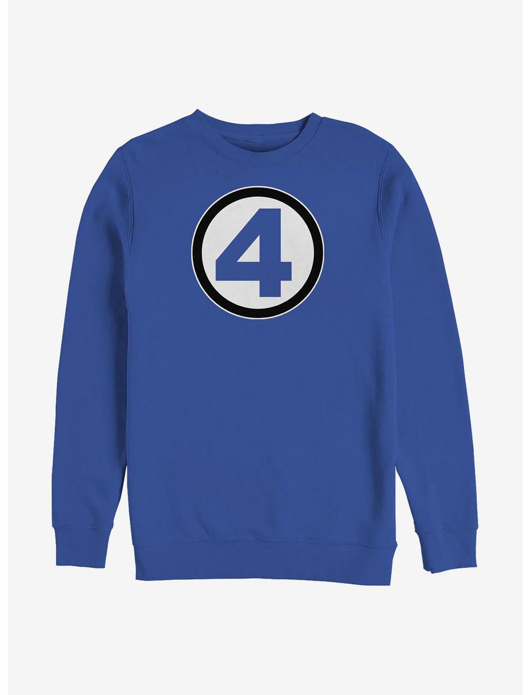 Marvel Fantastic Four Classic Costume Crew Sweatshirt, ROYAL, hi-res