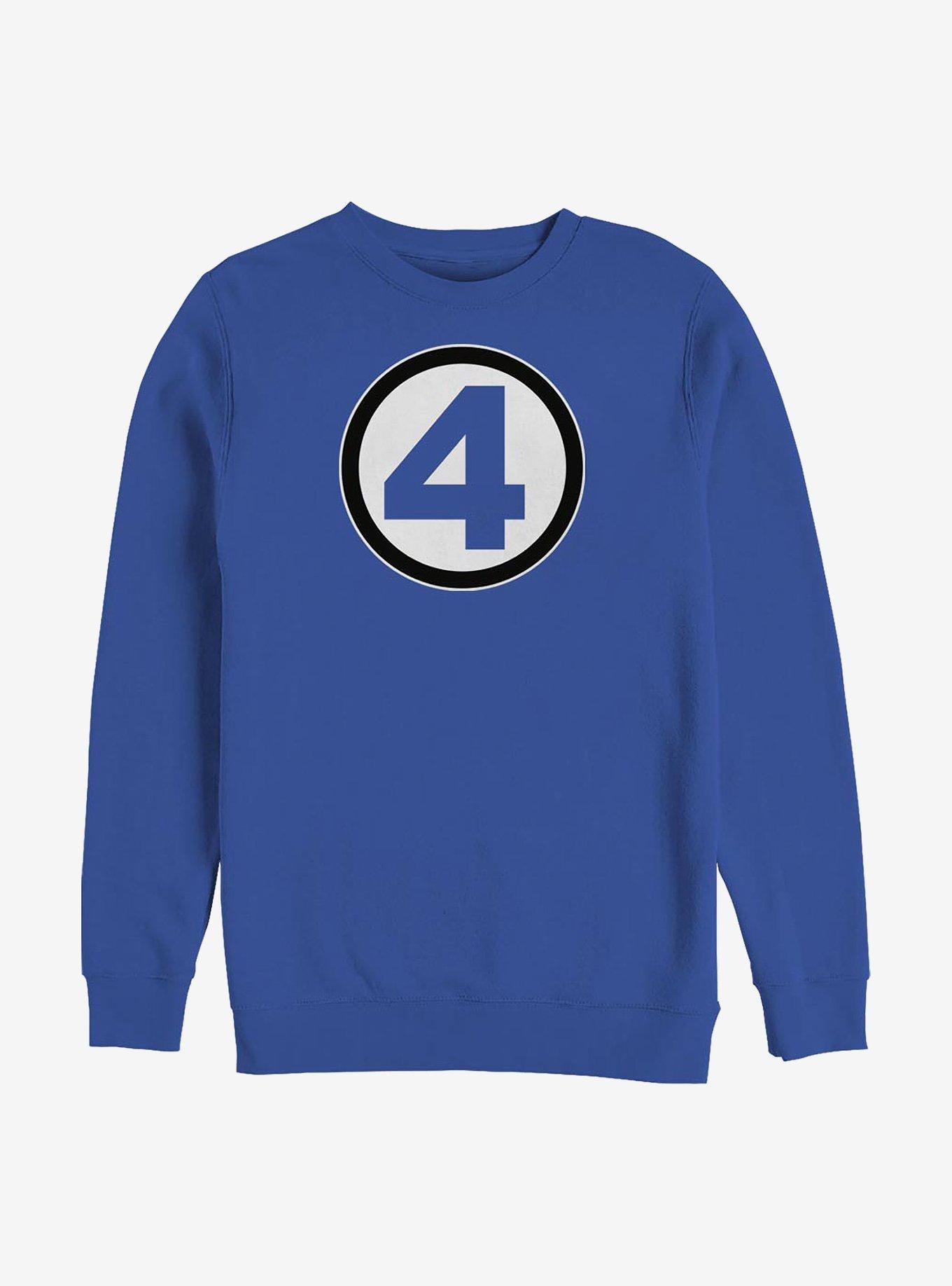 Marvel Fantastic Four Classic Costume Crew Sweatshirt, ROYAL, hi-res