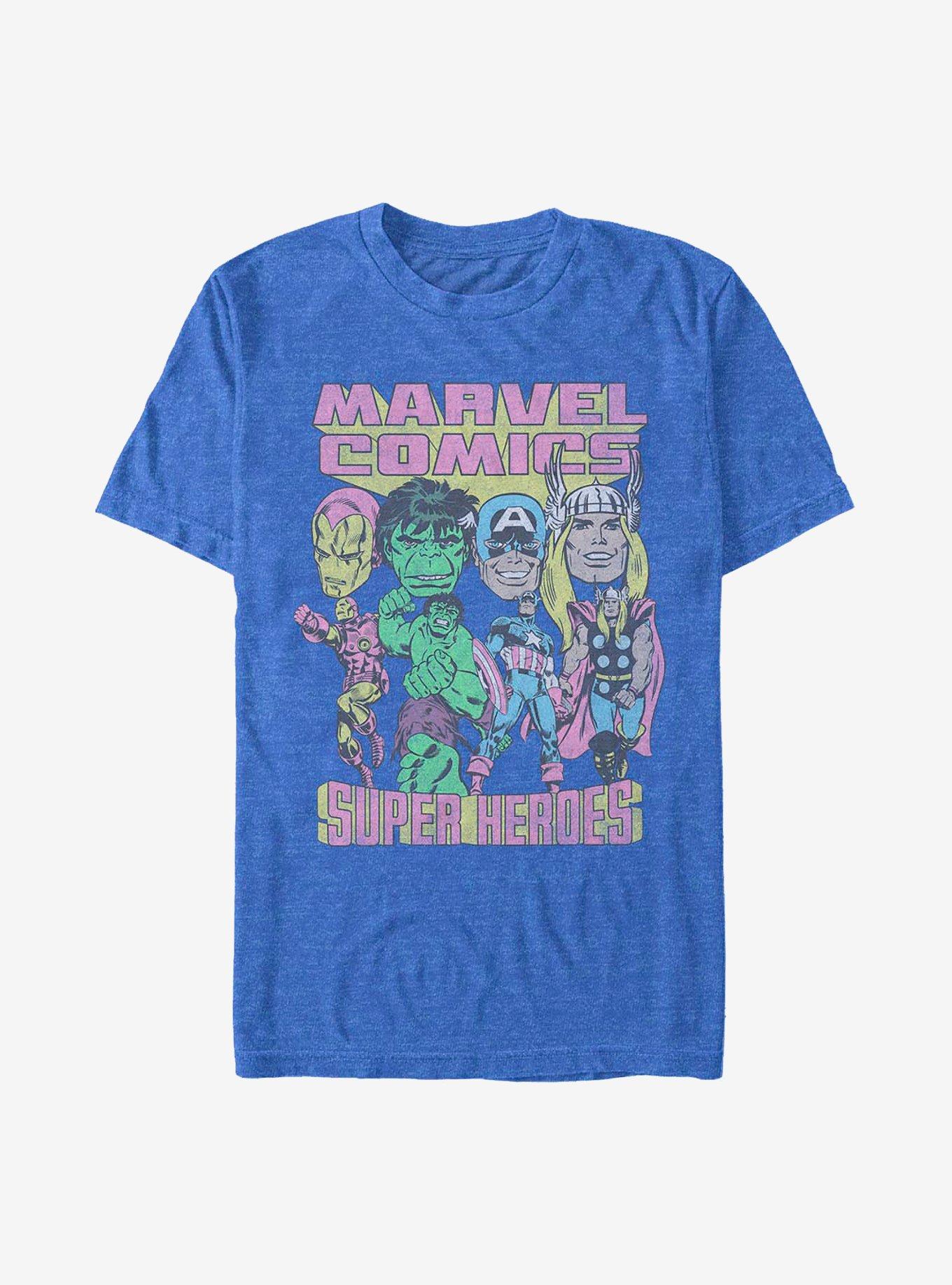 Marvel Avengers Comic Heroes T-Shirt, ROY HTR, hi-res