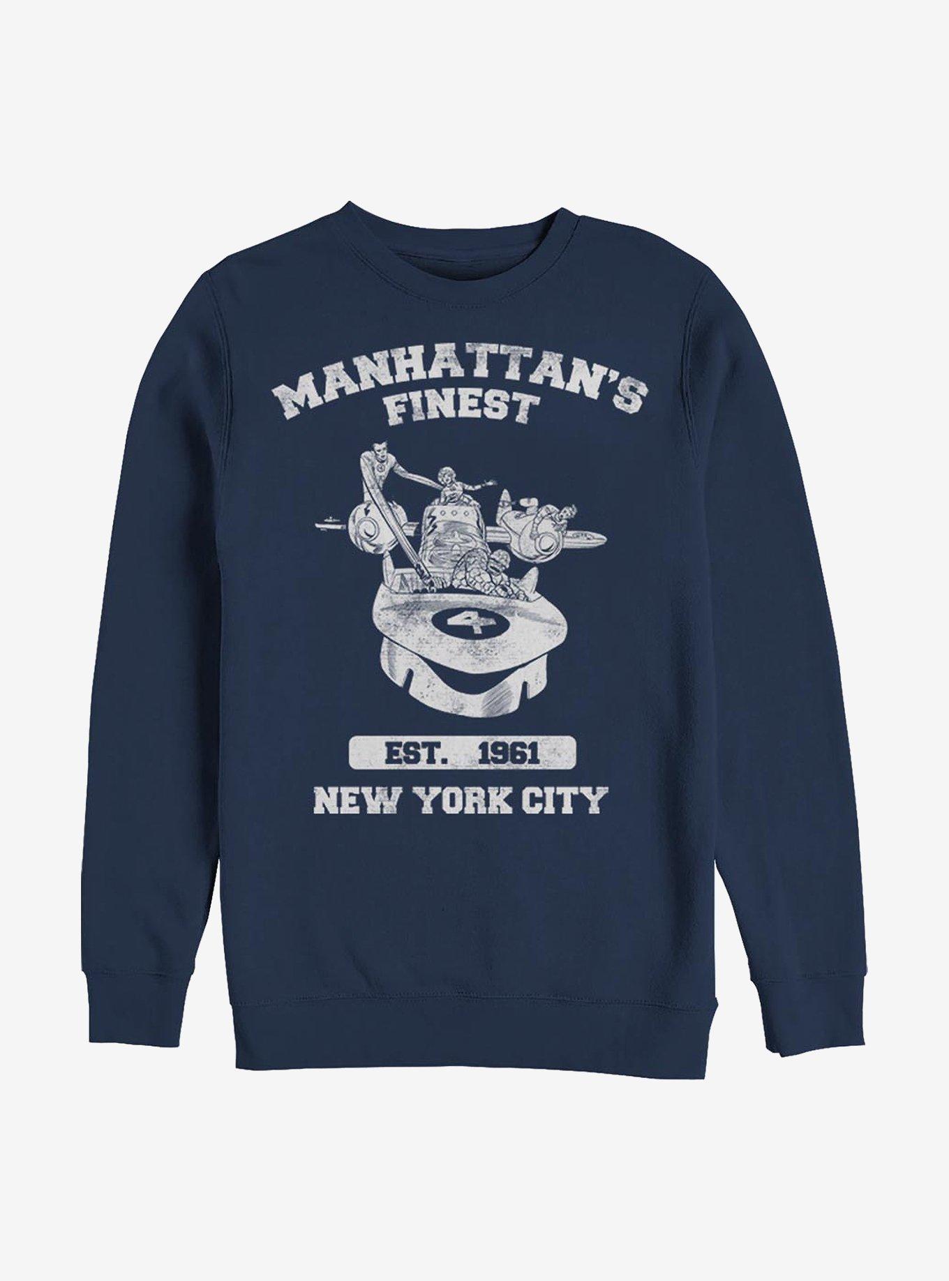 Marvel Fantastic Four Finest Team Crew Sweatshirt, , hi-res