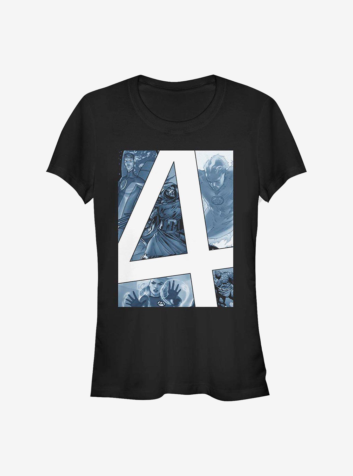Marvel Fantastic Four Big Logo Girls T-Shirt, , hi-res
