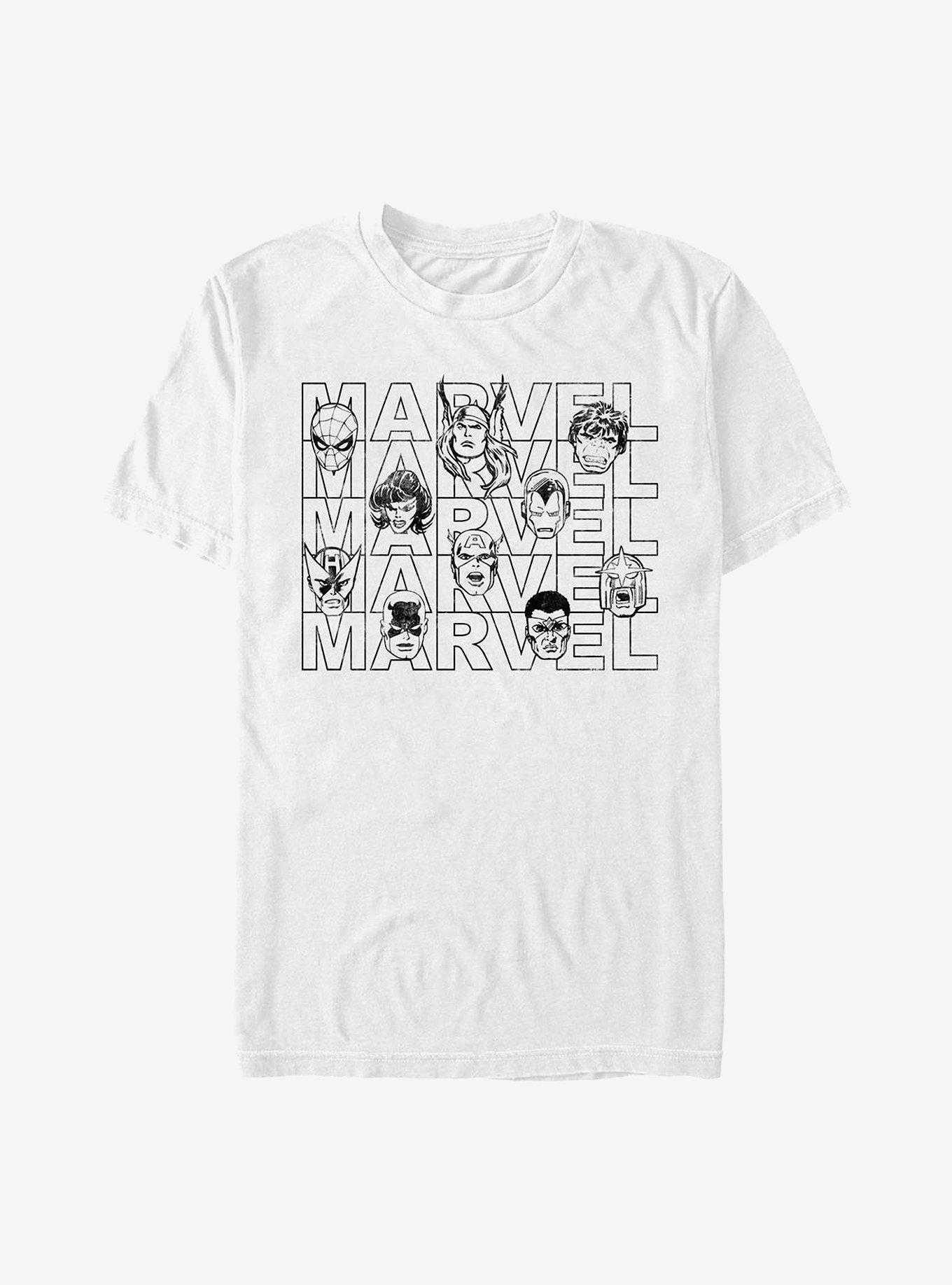Marvel Avengers Marvel Avengers Heads T-Shirt, , hi-res