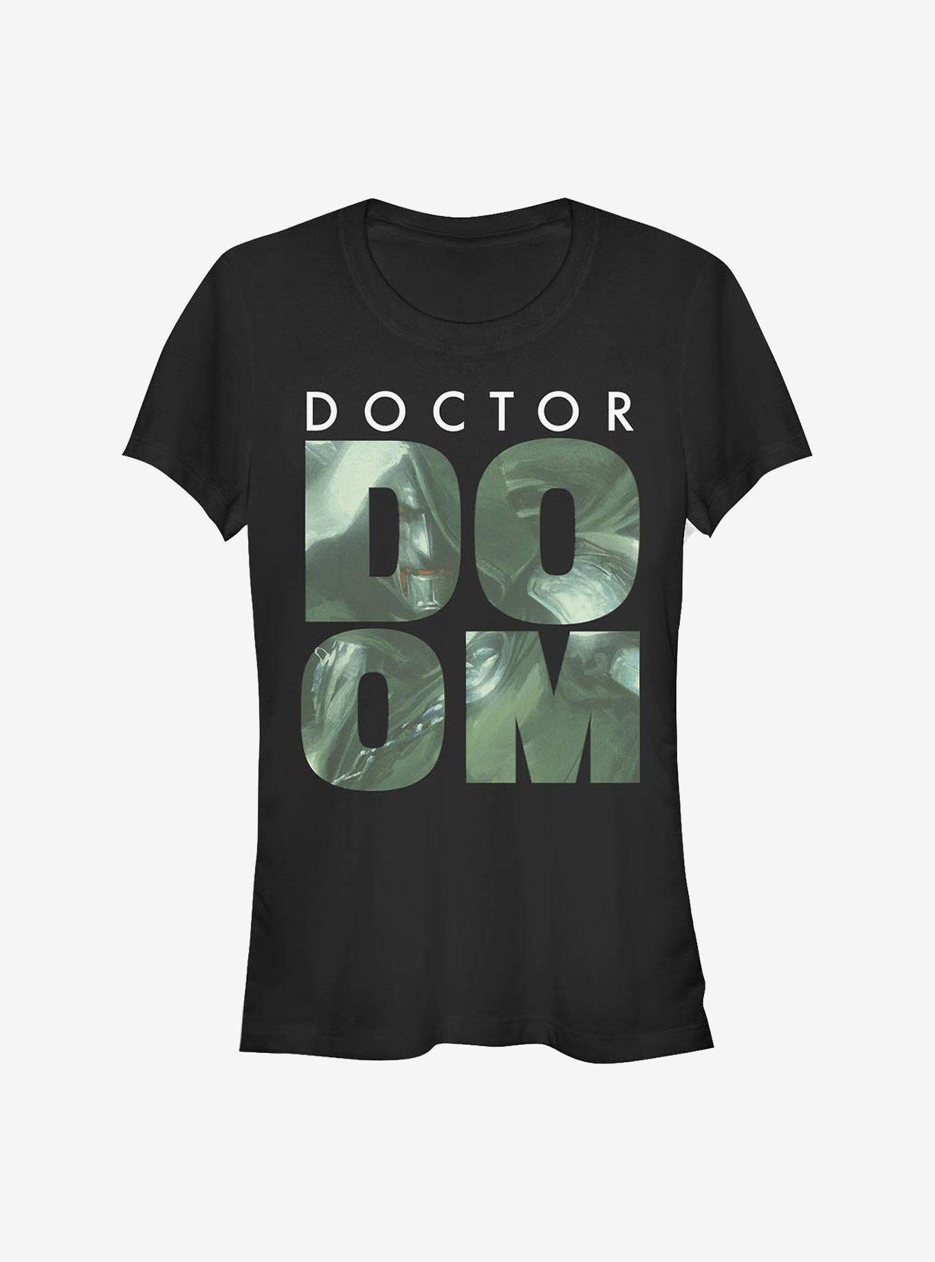 Marvel Fantastic Four Doom Fill Girls T-Shirt