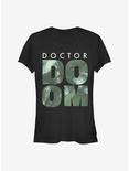 Marvel Fantastic Four Doom Fill Girls T-Shirt, BLACK, hi-res