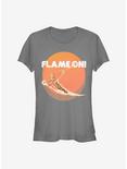 Marvel Fantastic Four Retro Flame Girls T-Shirt, CHARCOAL, hi-res