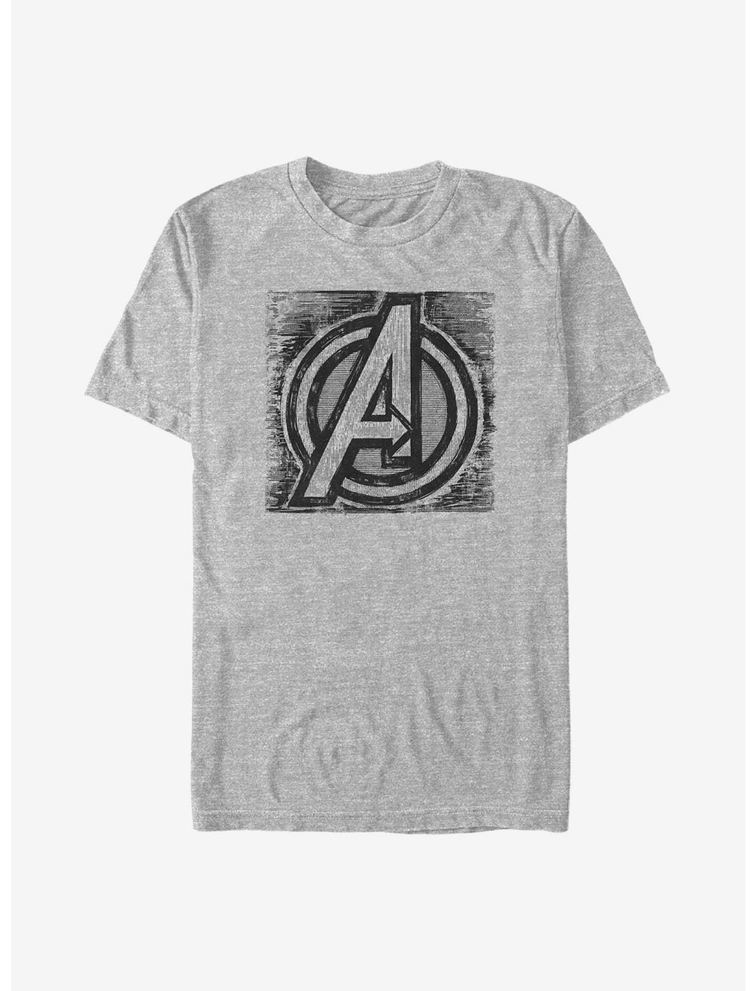 Marvel Avengers Sketch A T-Shirt, ATH HTR, hi-res