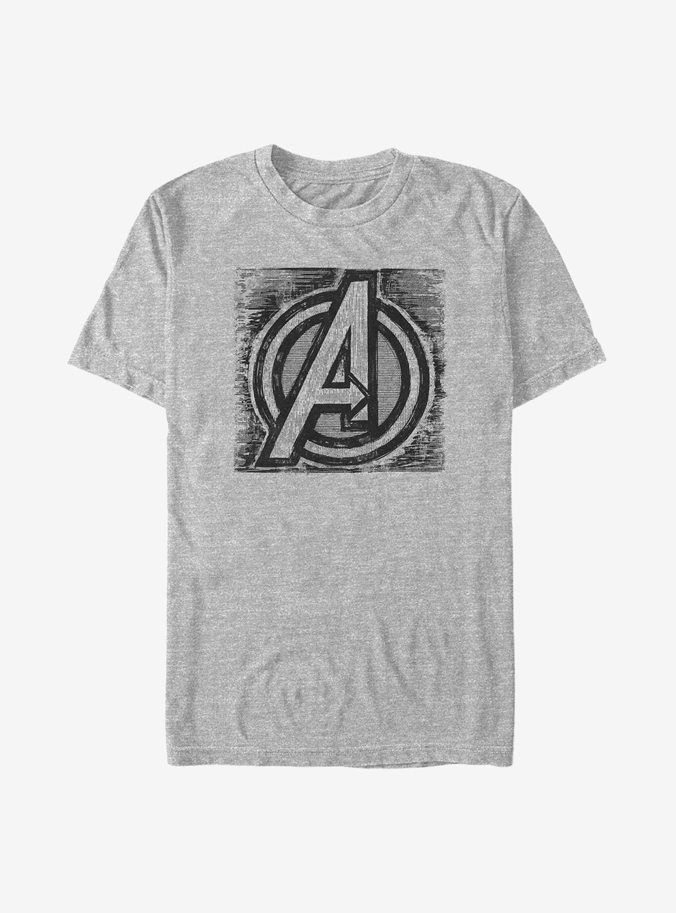 Marvel Avengers Sketch A T-Shirt, ATH HTR, hi-res