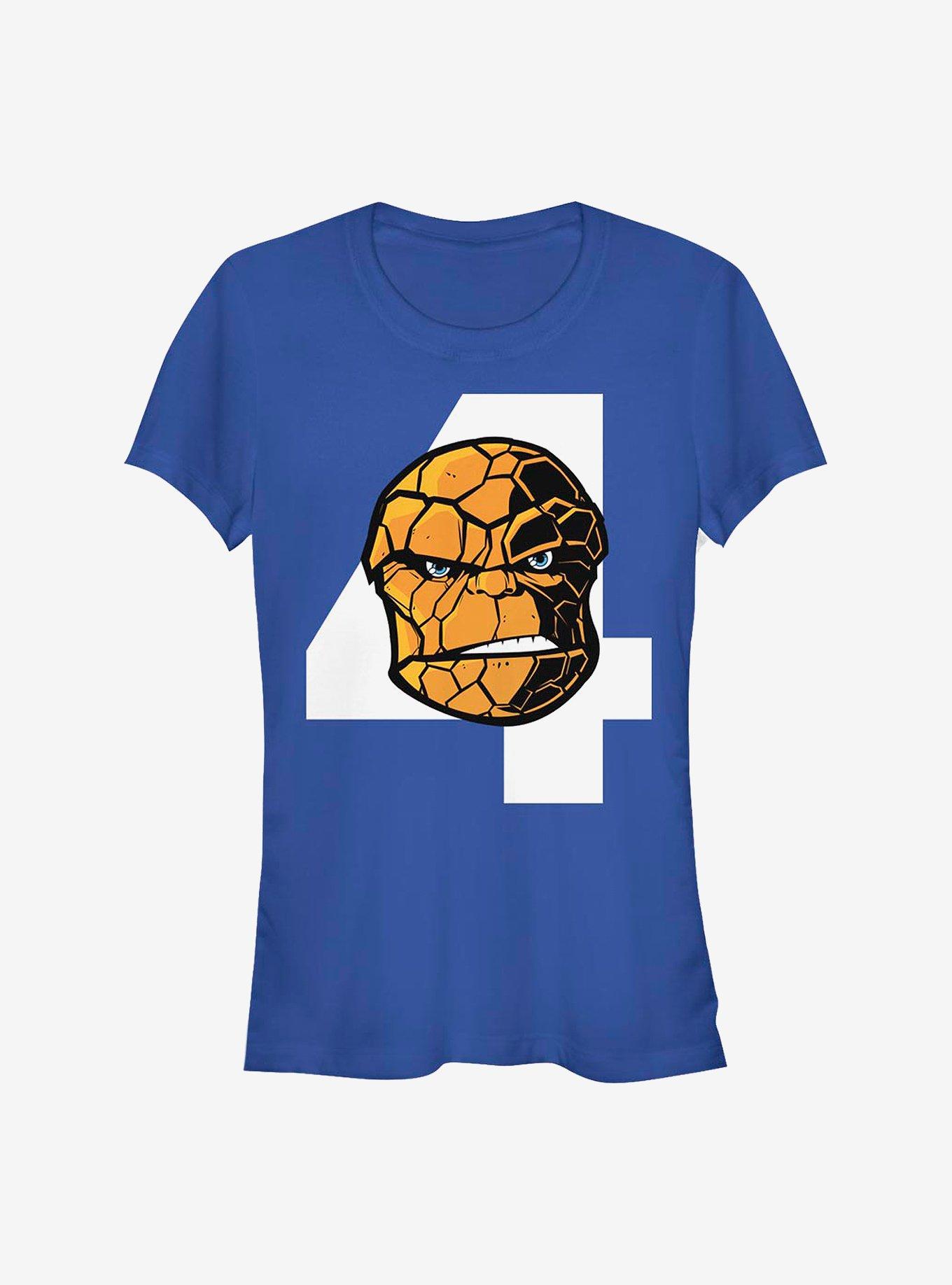 Marvel Fantastic Four Rock Head Girls T-Shirt, ROYAL, hi-res