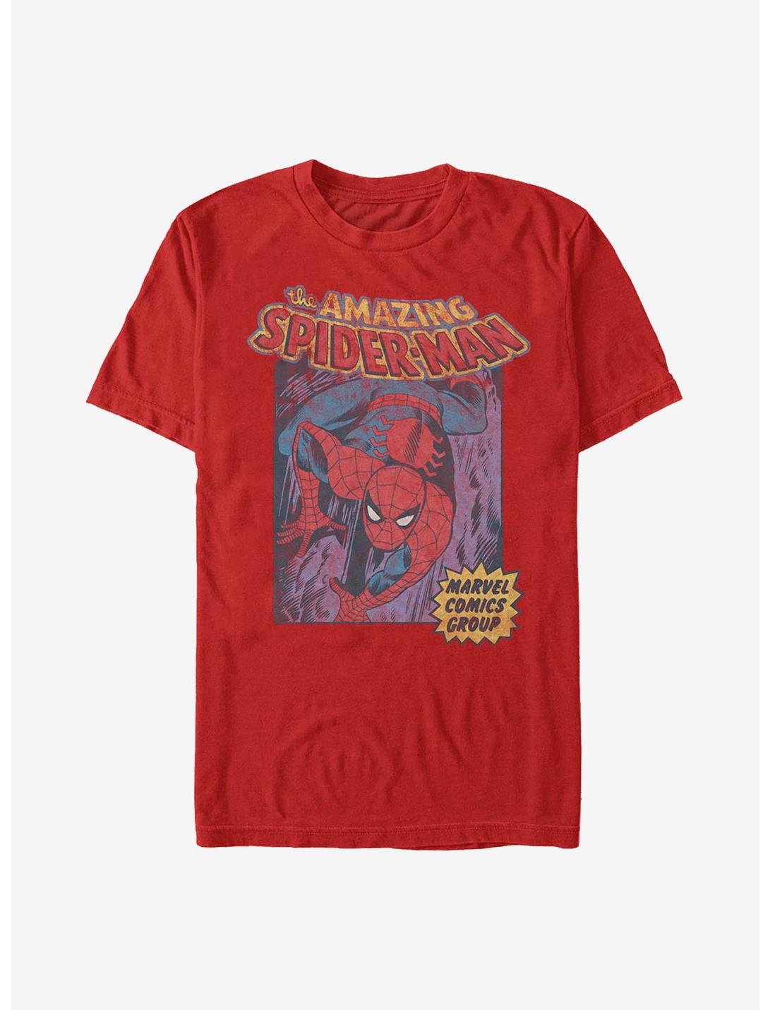 Marvel Spider-Man Spidey Cover T-Shirt, RED, hi-res