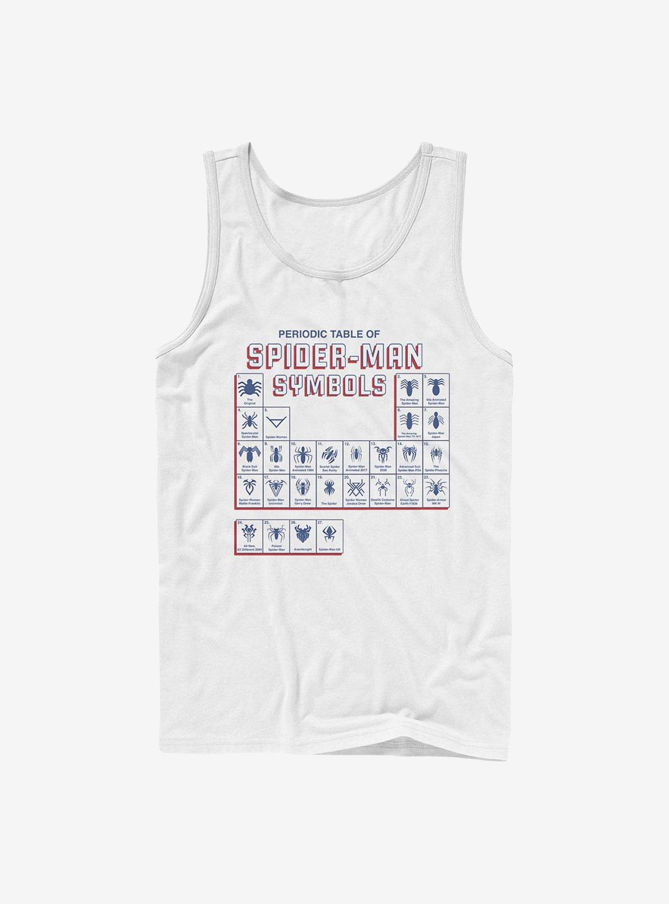 Marvel Spider-Man Spider Icons Tank, WHITE, hi-res