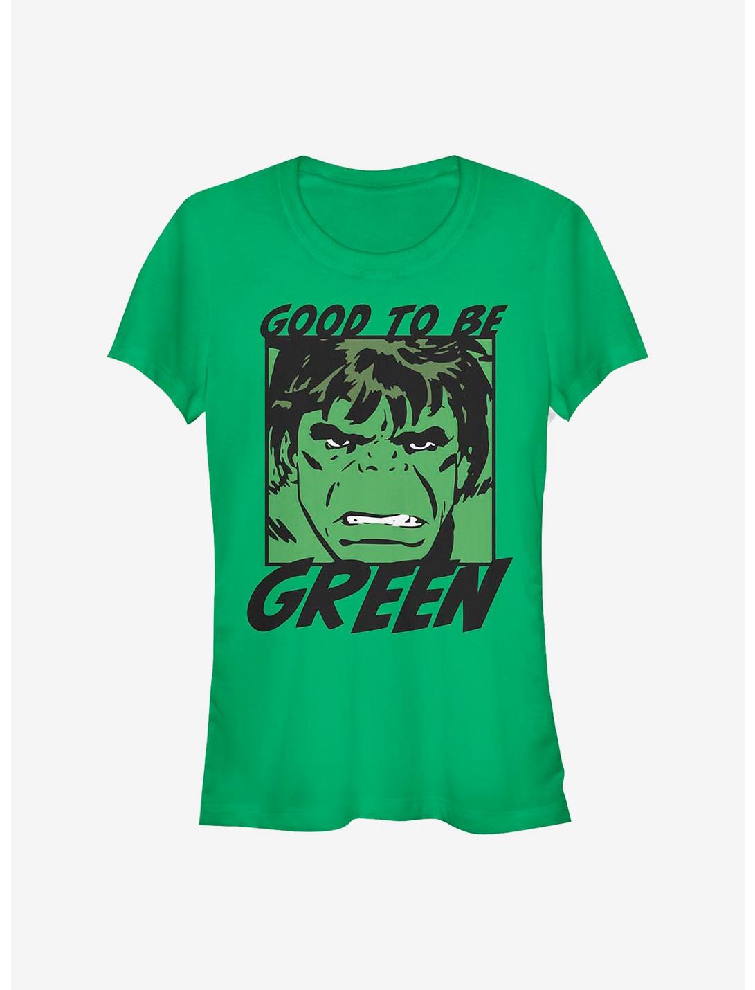 Plus Size Marvel The Hulk Good Green Hulk Girls T-Shirt, KELLY, hi-res