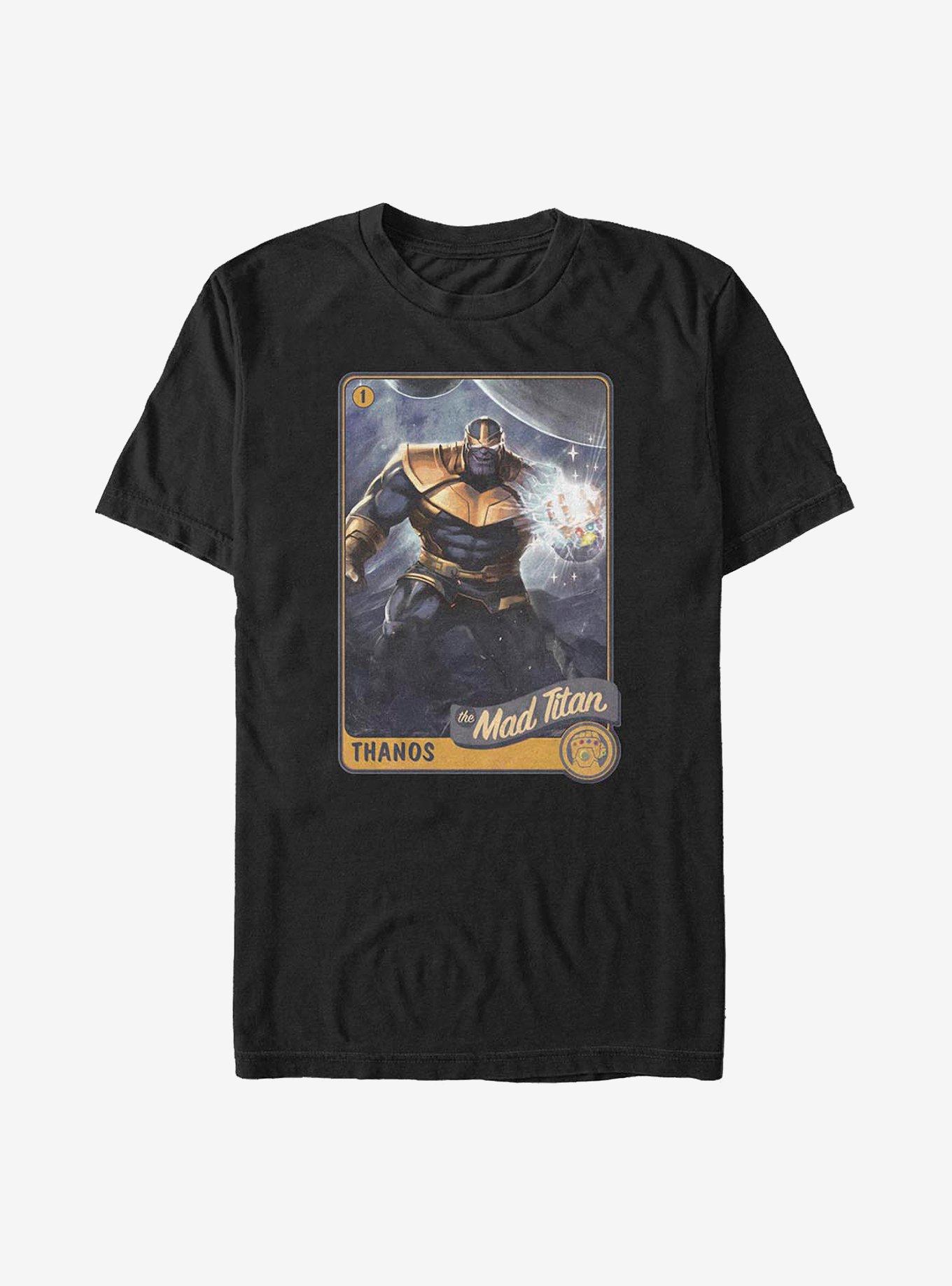 Marvel Avengers Titan Card T-Shirt, BLACK, hi-res