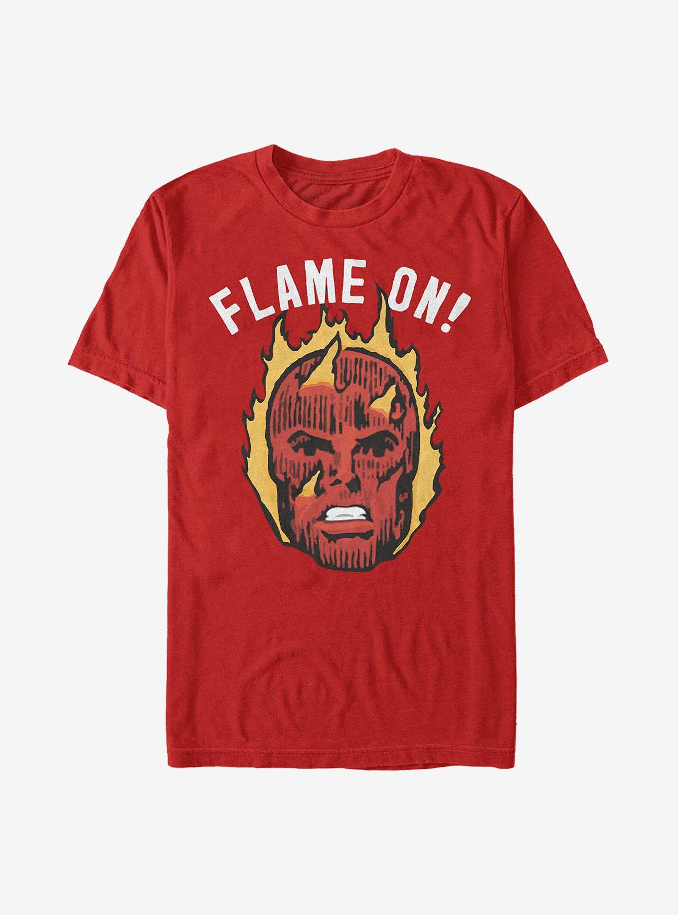 Marvel Fantastic Four Flame On T-Shirt