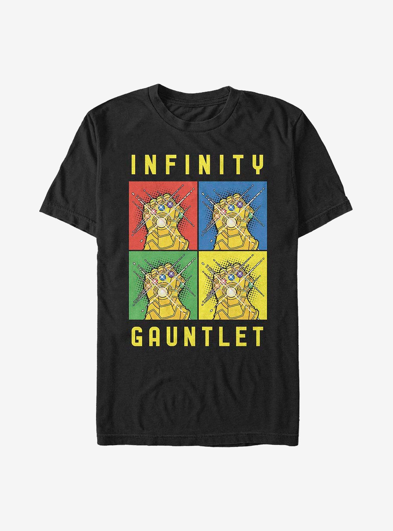 Marvel Avengers Warhol Gauntlet T-Shirt, BLACK, hi-res