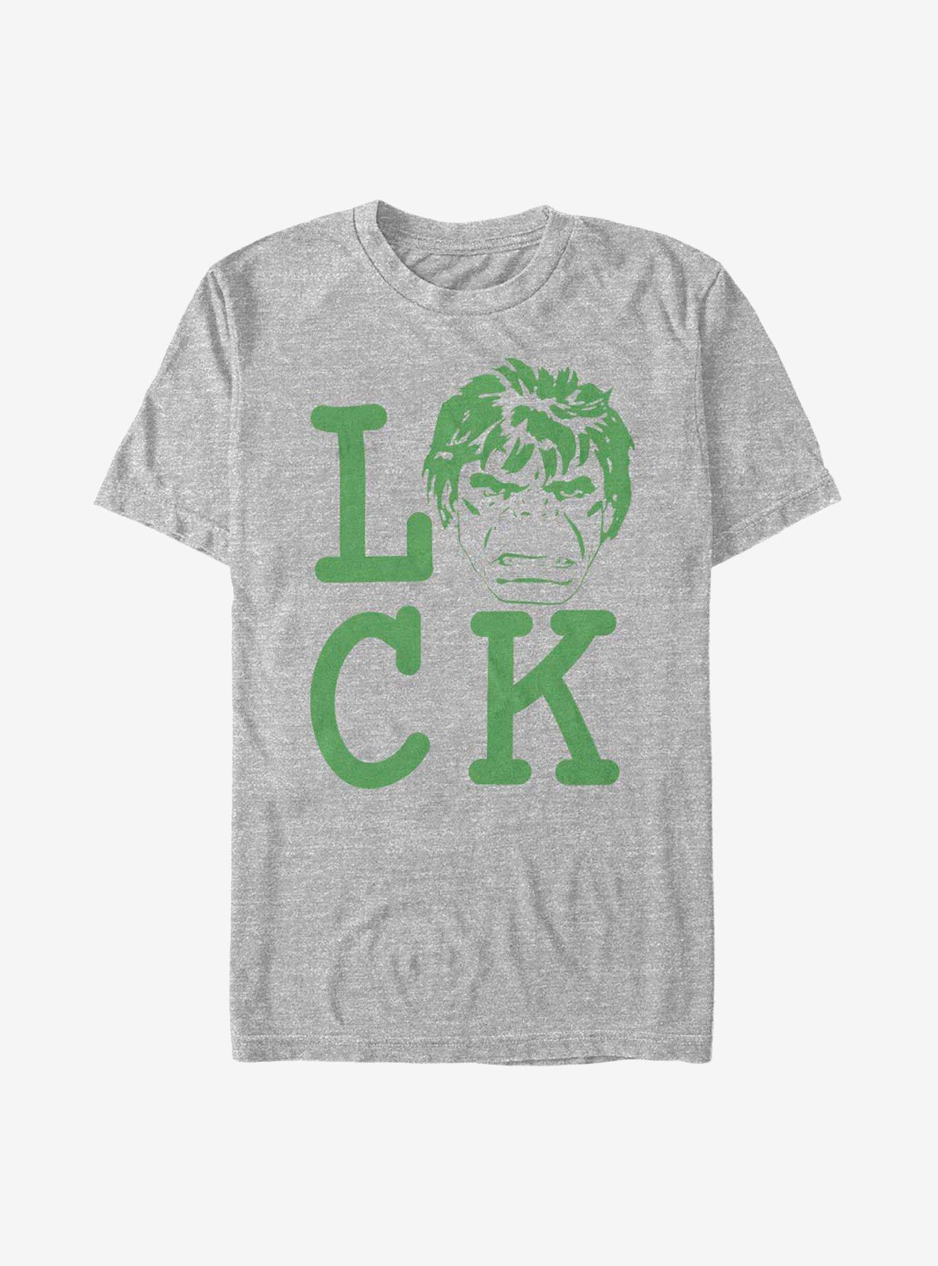 Marvel The Hulk Luck T-Shirt, ATH HTR, hi-res