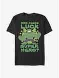 Marvel The Hulk Super Hulk Luck T-Shirt, BLACK, hi-res