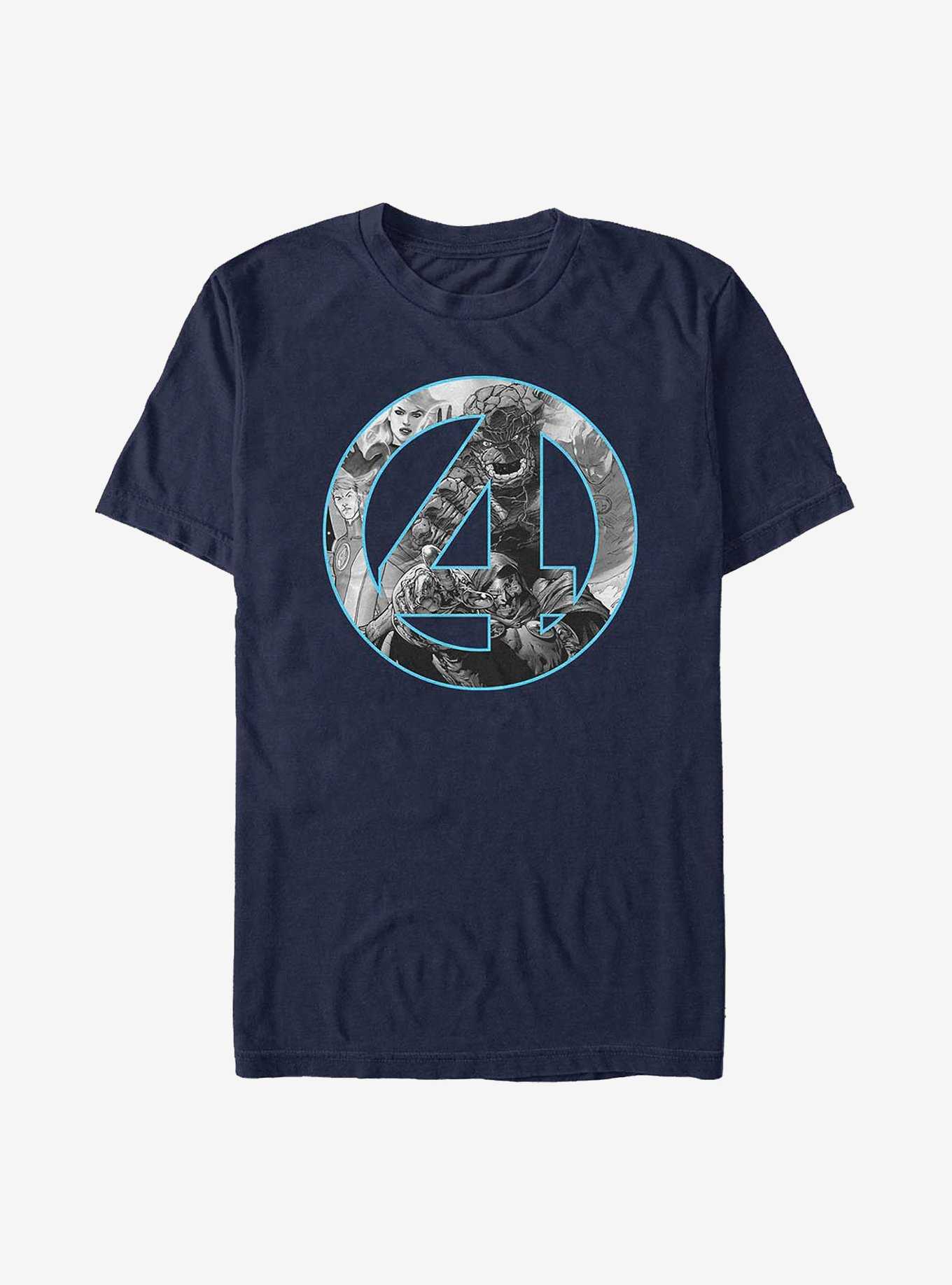 Marvel Fantastic Four Four Badge T-Shirt, , hi-res