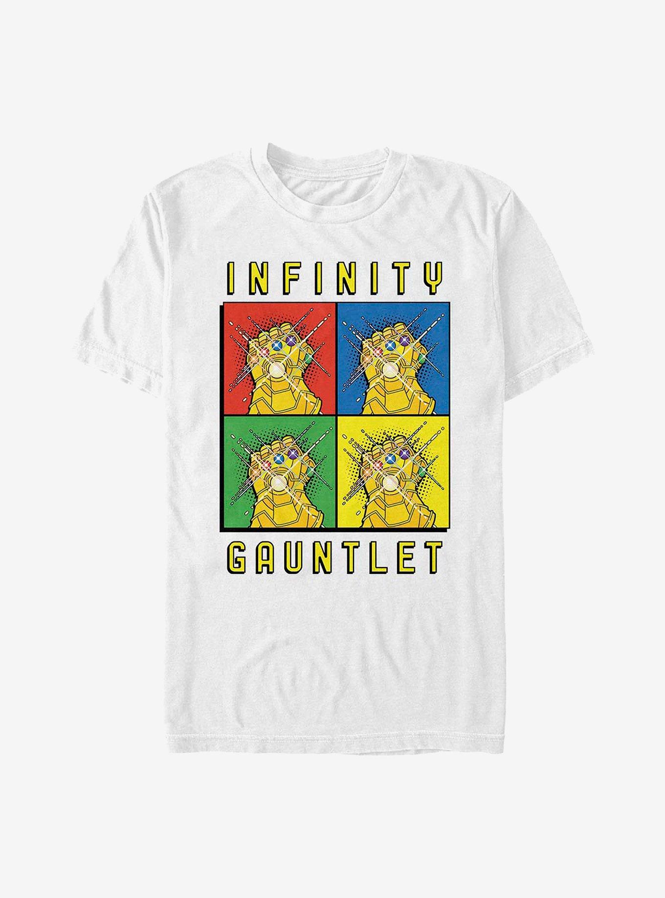 Marvel Avengers Warhol Gauntlet T-Shirt, WHITE, hi-res