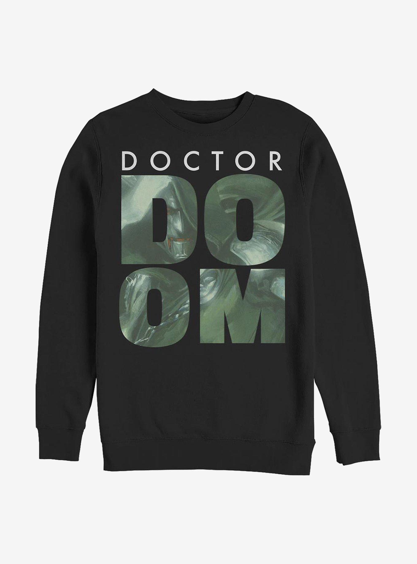 Marvel Fantastic Four Doom Fill Crew Sweatshirt, BLACK, hi-res