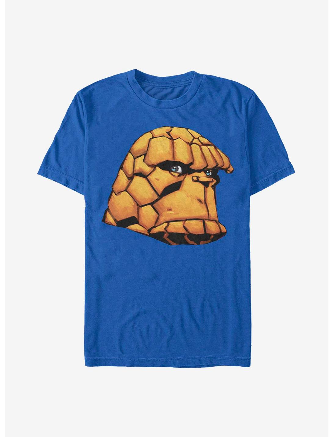 Marvel Fantastic Four Thing Face T-Shirt, ROYAL, hi-res