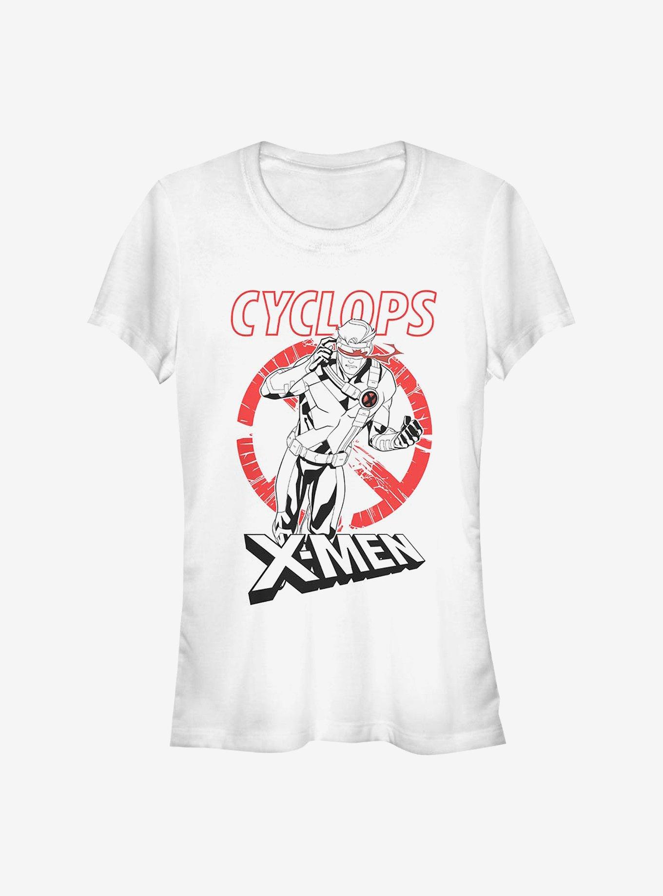 Marvel X-Men Cyclops Red White Black Girls T-Shirt, , hi-res