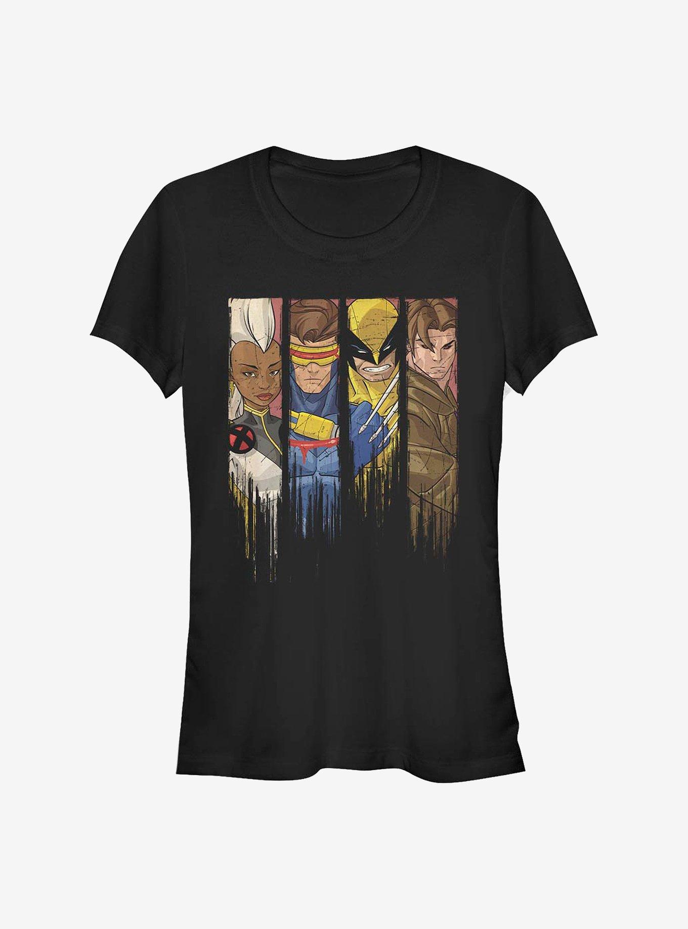 Marvel X-Men Dread Panels Girls T-Shirt, BLACK, hi-res