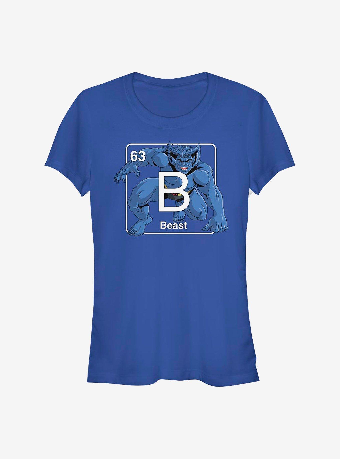 Marvel X-Men Periodic Beast Girls T-Shirt, ROYAL, hi-res