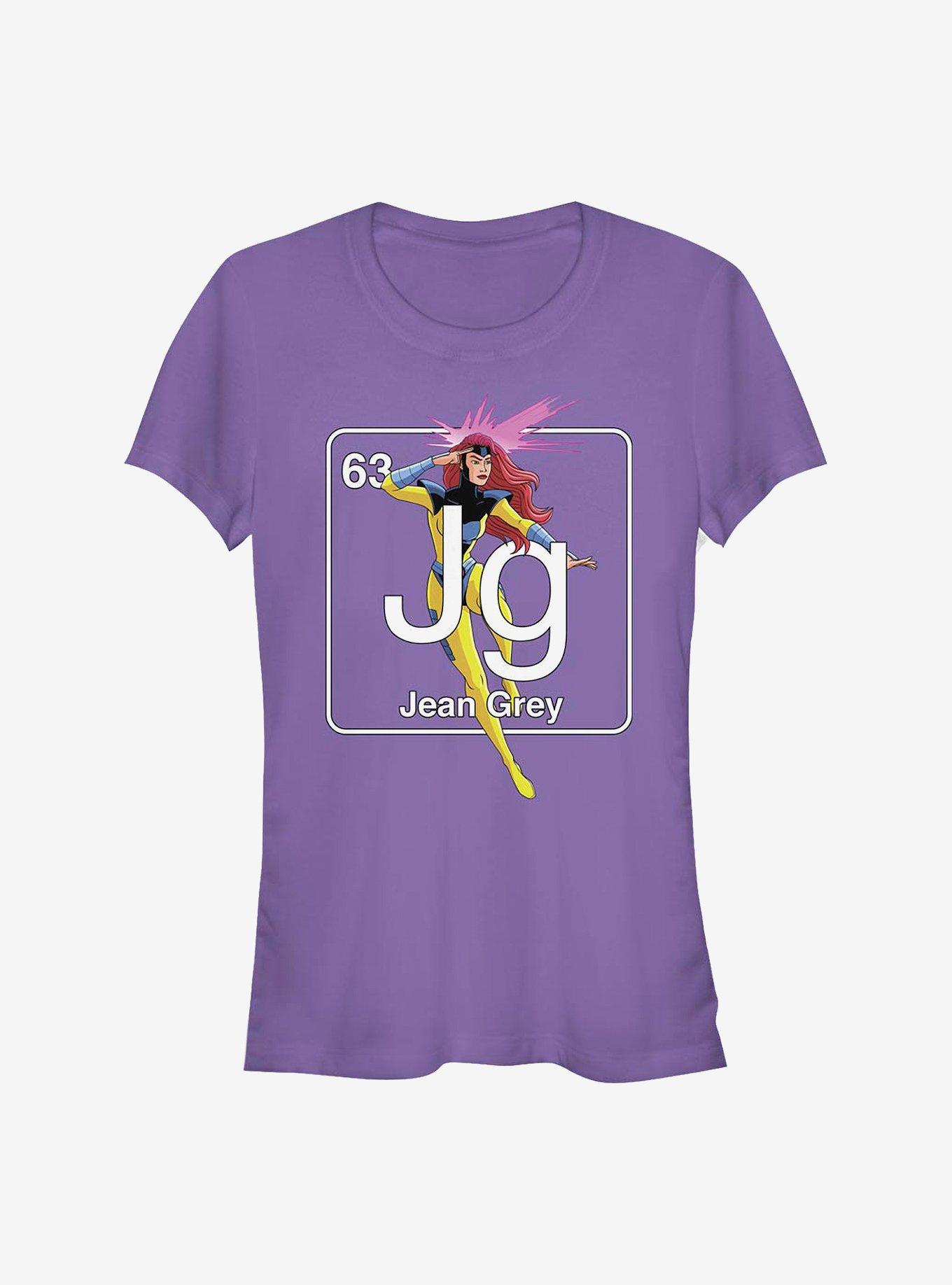 Marvel X-Men Periodic Jean Girls T-Shirt, PURPLE, hi-res