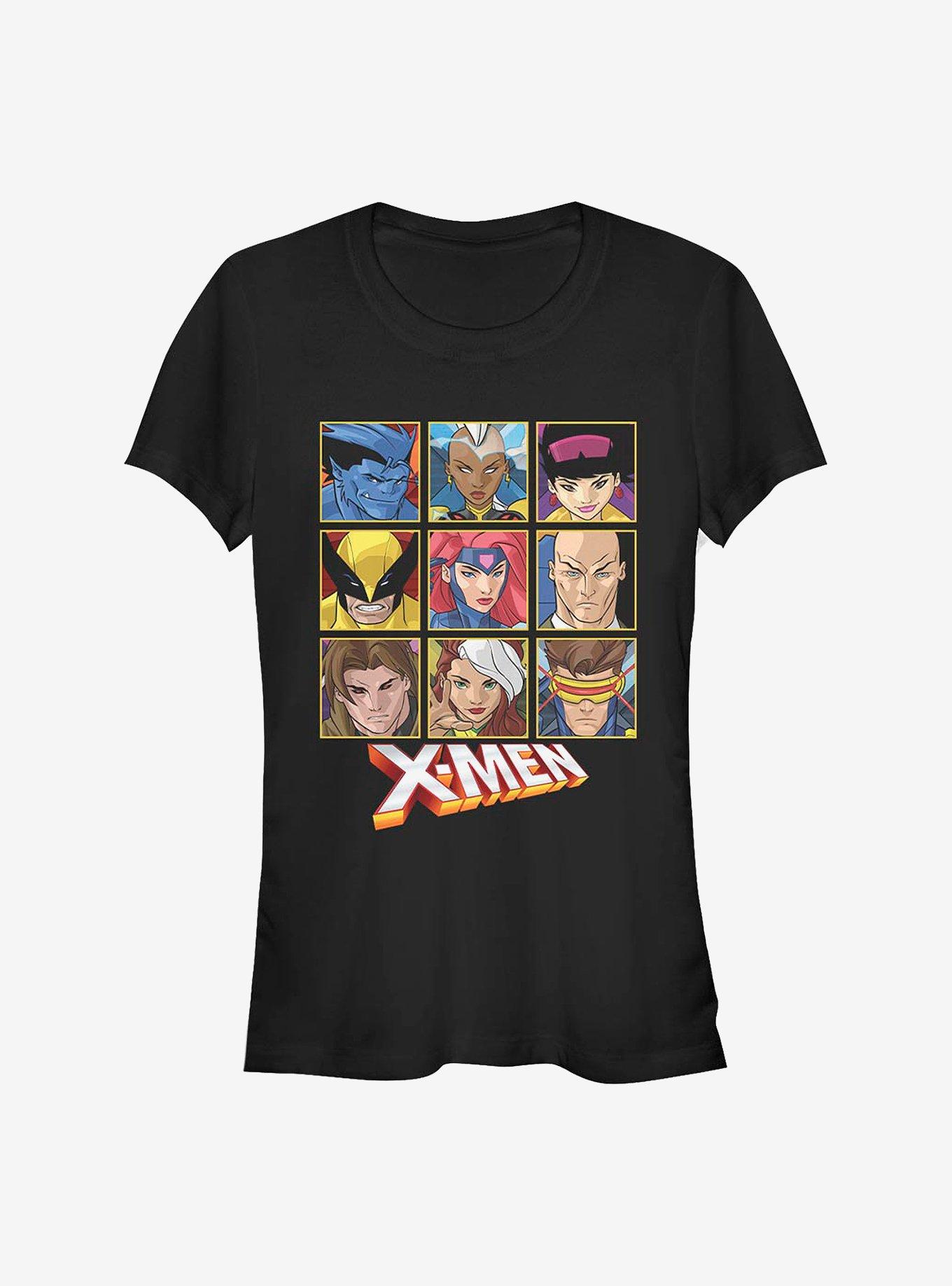 Marvel X-Men Core Box Up Girls T-Shirt, BLACK, hi-res