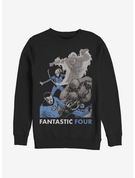 Marvel Fantastic Four The Four Crew Sweatshirt, , hi-res