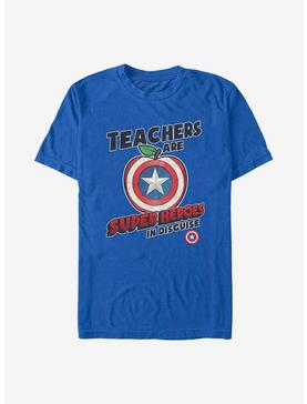 Marvel Captain America Teachers Are Superheroes T-Shirt, , hi-res