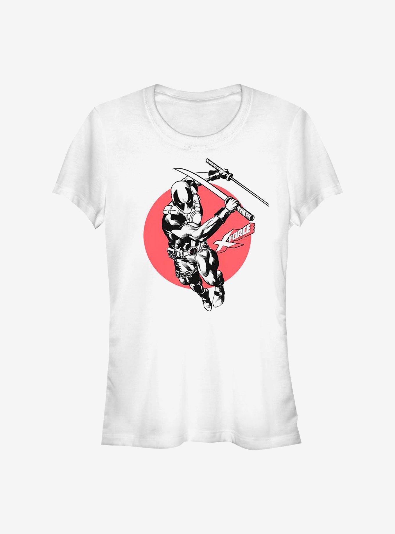 Marvel Deadpool Dead Force Girls T-Shirt, WHITE, hi-res