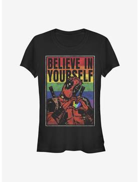 Marvel Deadpool Believe Rainbow Girls T-Shirt, , hi-res
