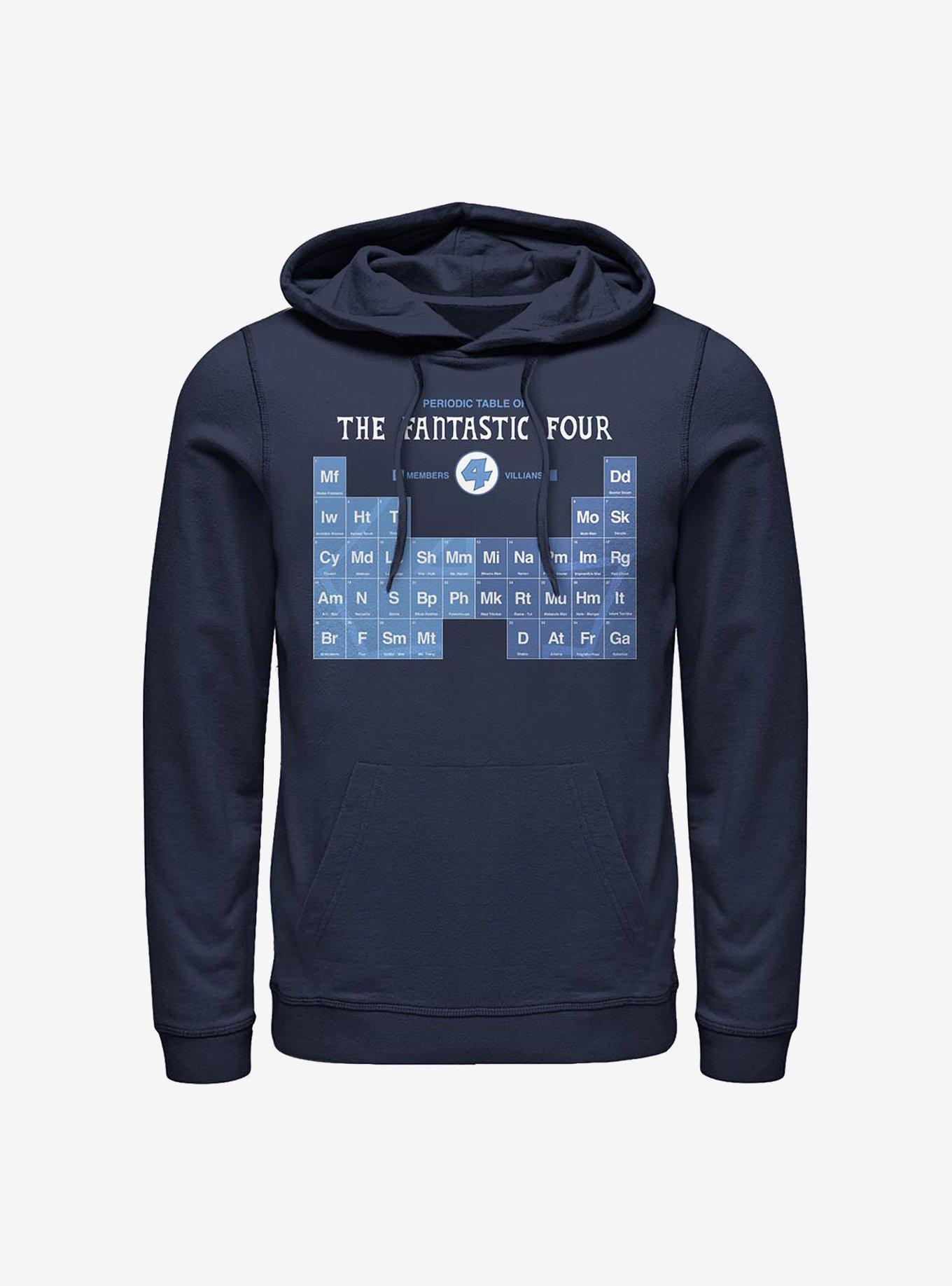 Marvel Fantastic Four Periodic FF Hoodie, , hi-res