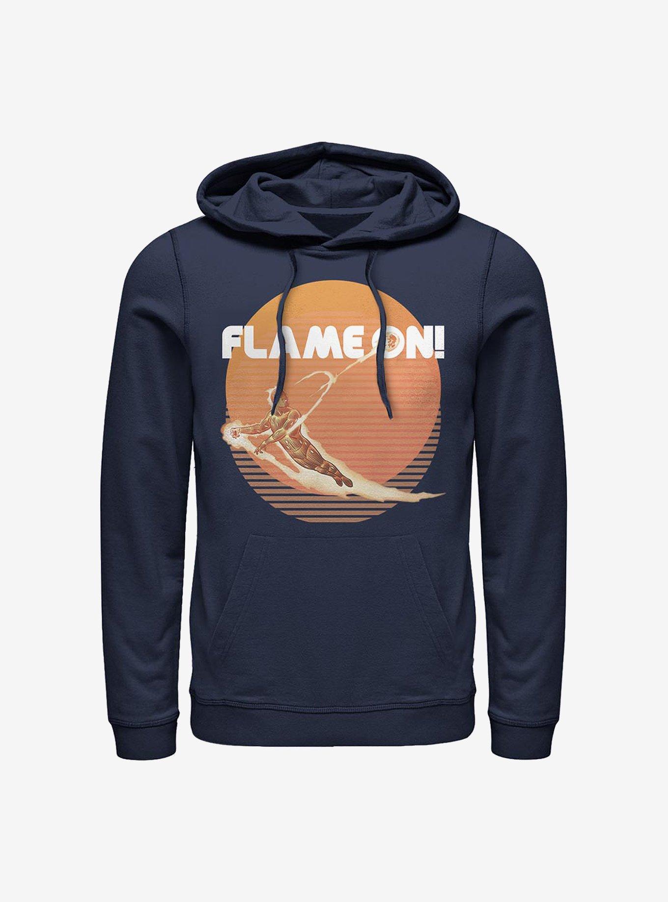 Marvel Fantastic Four Retro Flame Hoodie