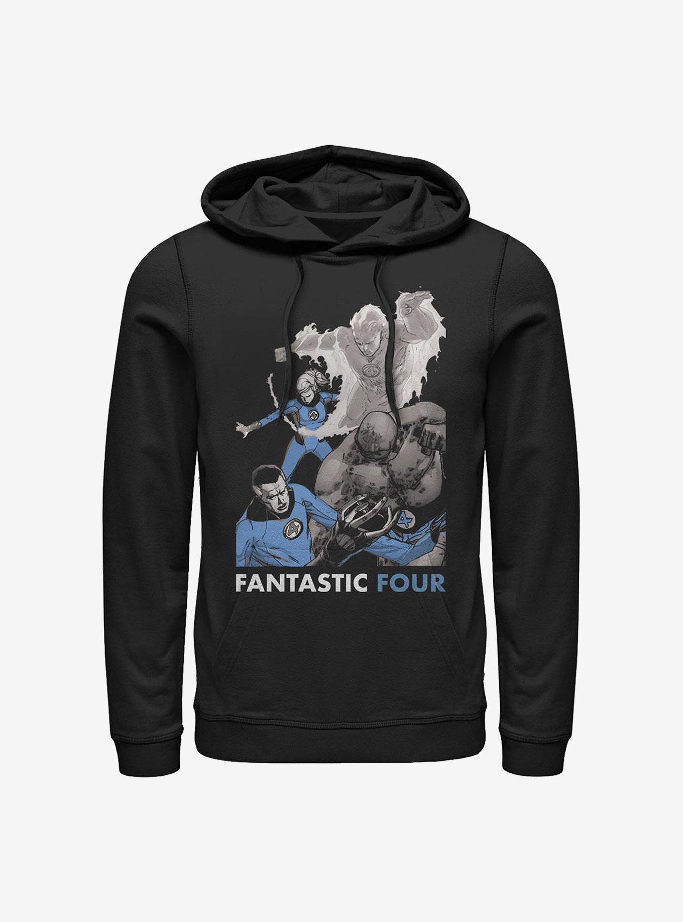 Marvel Fantastic Four The Four Hoodie, BLACK, hi-res