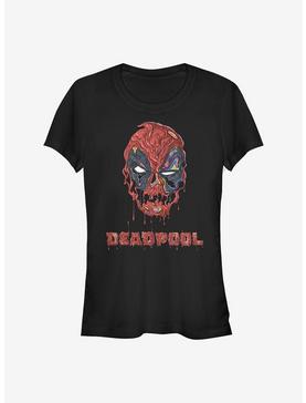 Marvel Deadpool Melting Deadpool Girls T-Shirt, BLACK, hi-res